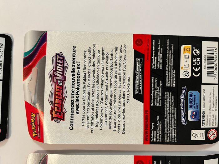 Lot Pokémon écarlate et violet boosters et portfolio - photo numéro 5