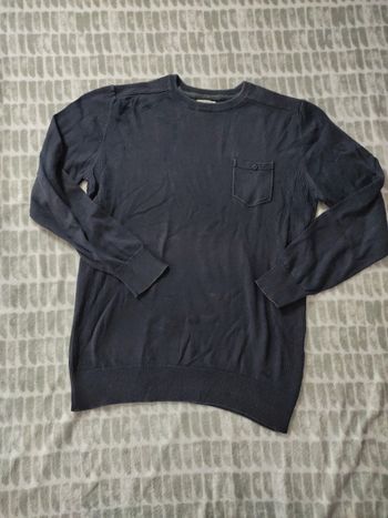Pull ras de cou bleu marine Tom Tailor taille L 40
