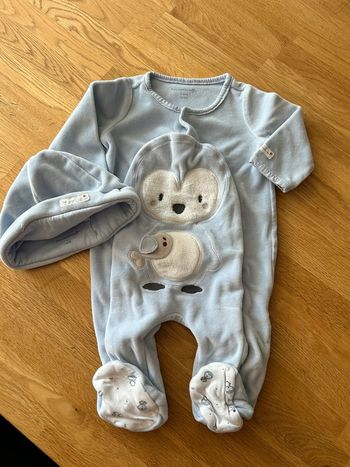 Pyjama velours + bonnet