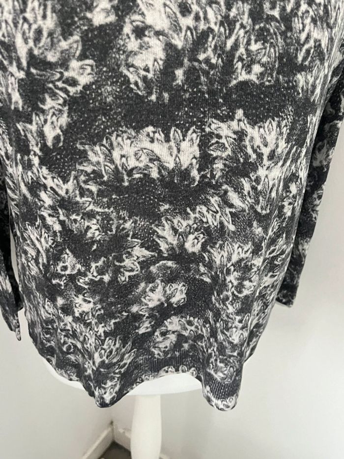 Pull fin en soie à motifs The Kooples S - photo numéro 2