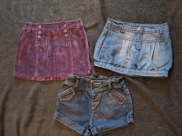 Lot jupes fille 3 ans