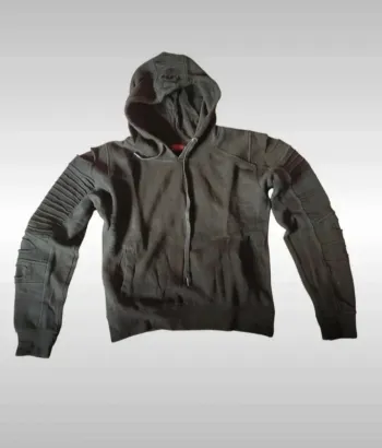 Pull Sweat à capuche effet déchiré  streetwear taille xs