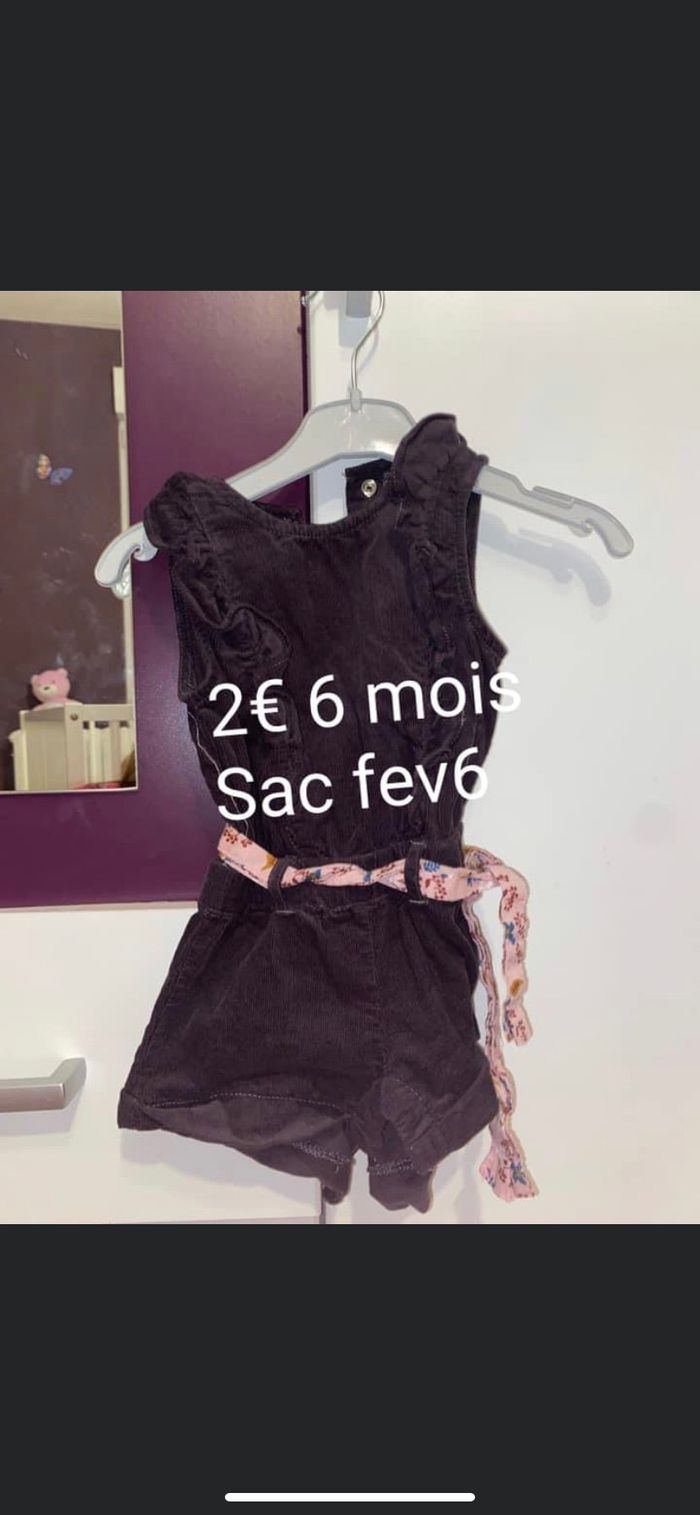 Combinaison short 6 mois