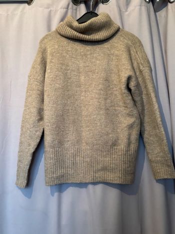 Pull grand col roulé