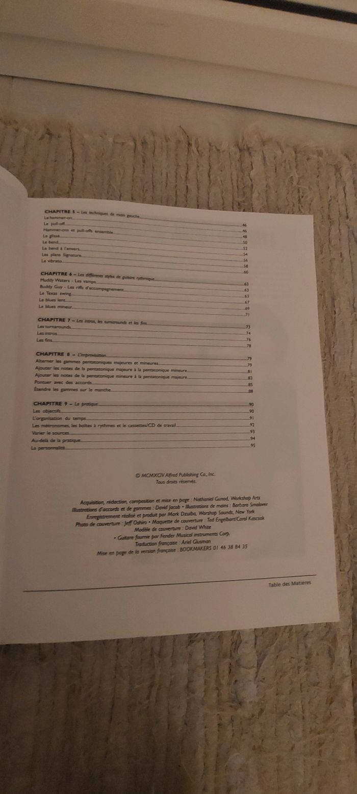 David hamburger & matt smith
- Blues guitare edition
complete - recueil + cd-mp3
version francaise - photo numéro 9