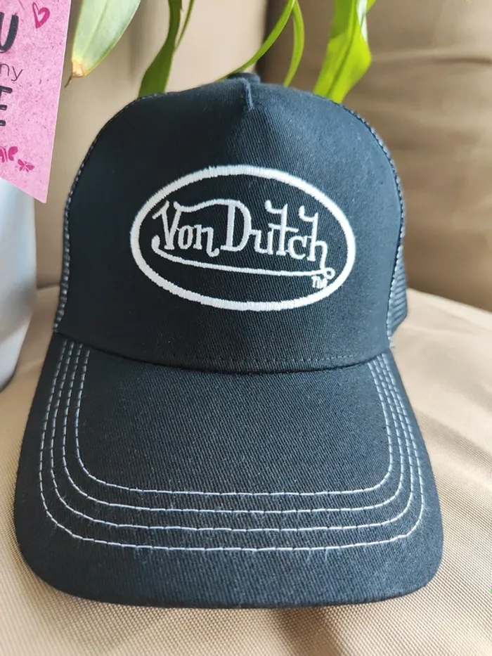 Casquette Trucker Von Dutch noire - photo numéro 3