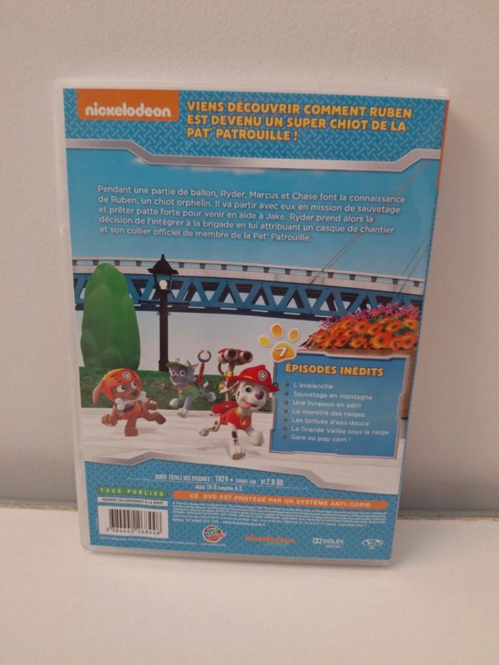 DVD Pat Patrouille Bienvenue Ruben! - photo numéro 2