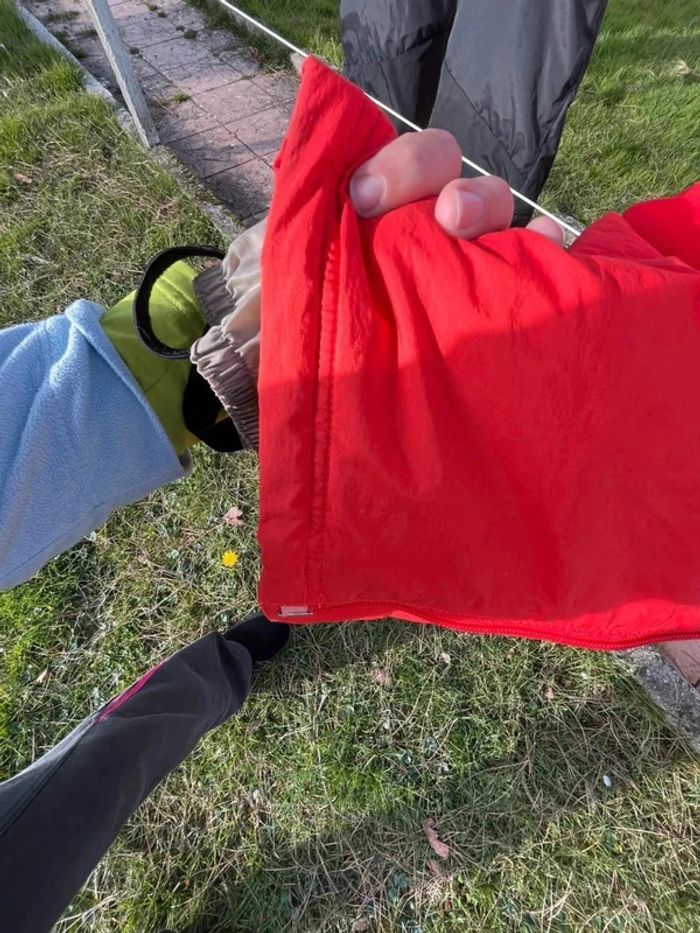 Pantalon de ski avec bretelles orange 4 ans décathlon - photo numéro 4