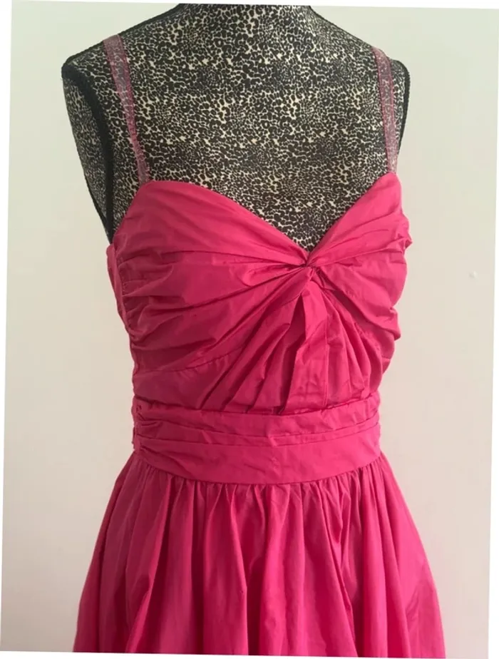 Élégante robe longue Liu Jo – Rose fuchsia – Taille 36 - photo numéro 3