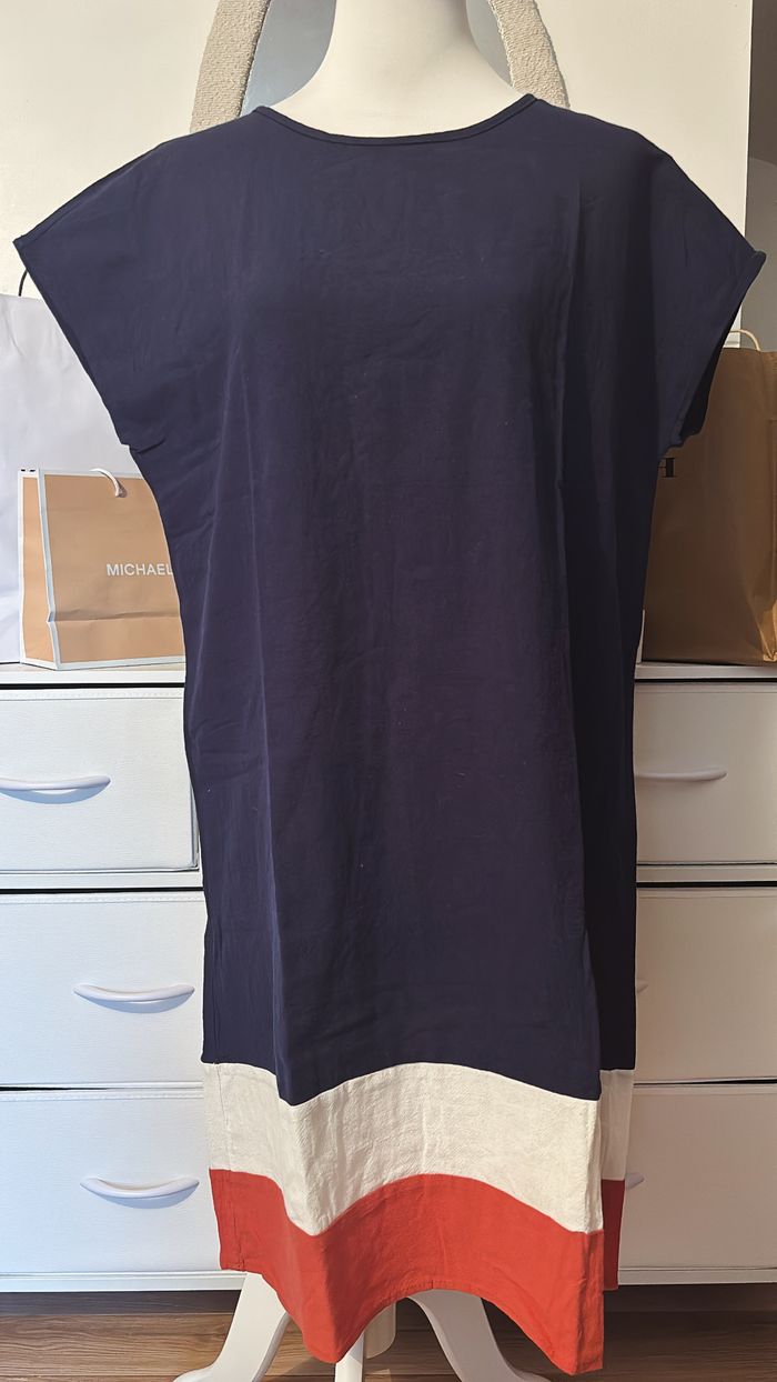 Robe manches courtes tricolore Emery Rose T40