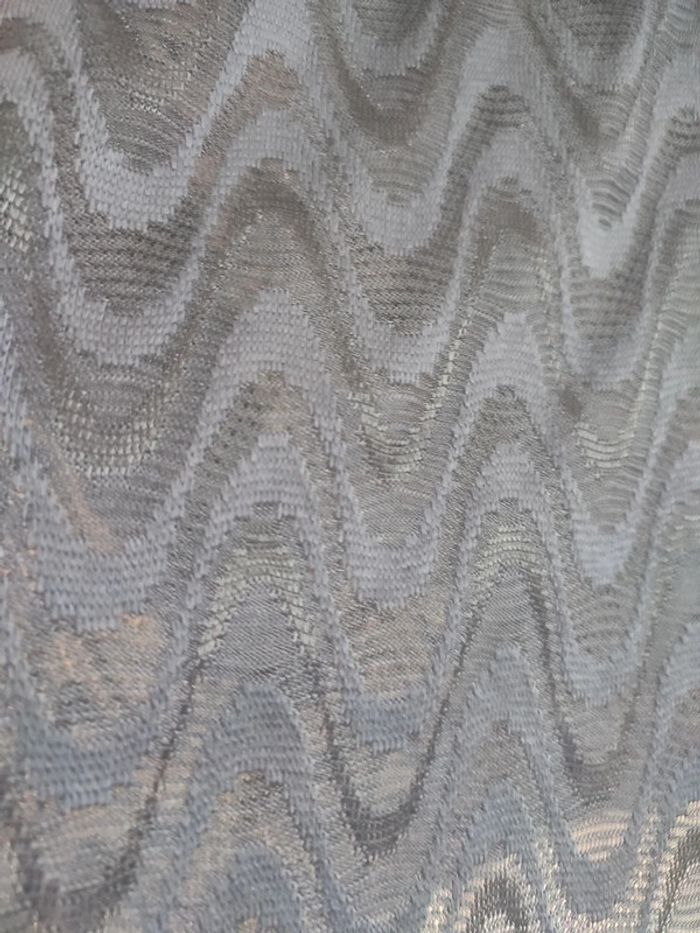 Haut d'été bleu marine ajouré et blanc taille Unique grand - photo numéro 5