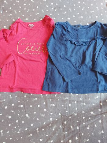 Lot t-shirt à manche longue