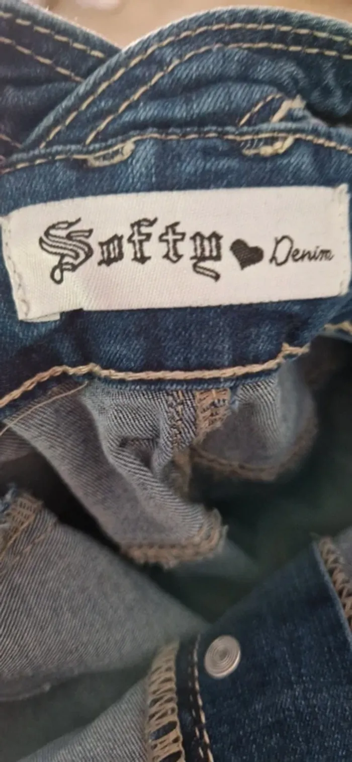 Salopette. Combinaison jeans SMFTG - photo numéro 13