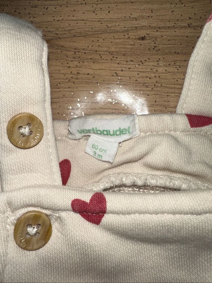 Salopette motif cœurs vertbaudet - photo numéro 2