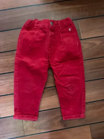 Pantalon velours chaud