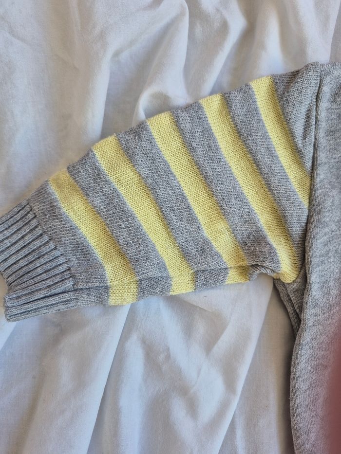 Gilet bébé garçon à rayures IKKS – 6 mois - photo numéro 3