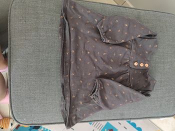 robe grise avec motif