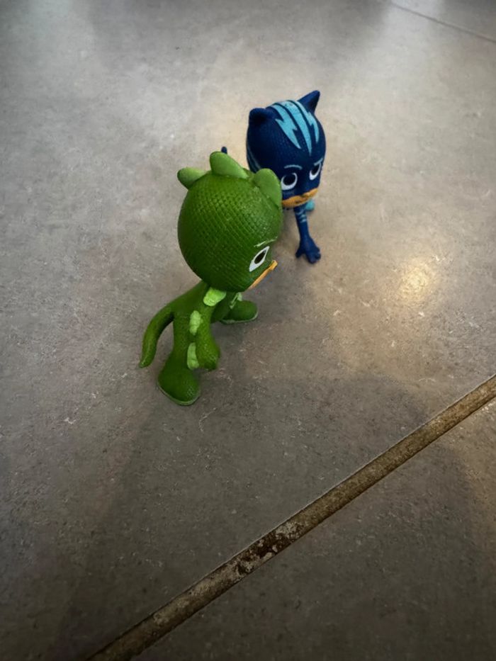 Lot de 2 personnages - Pyjamasques / PJ Masks - Yoyo & Gluglu - photo numéro 2