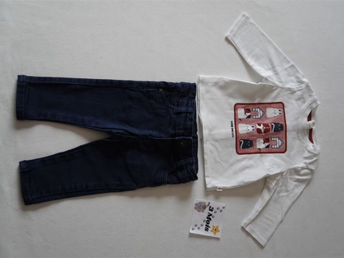 Lot n°3 de 3 Ensembles Obaibi Taille : 3 mois - photo numéro 4