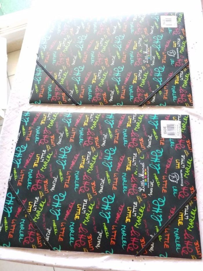 2 Pochettes de rangement littel marcel neuve