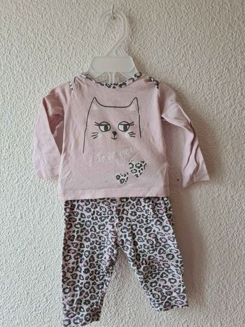 pyjama chat rose Action