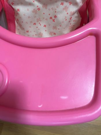 Jouet chaise haute pour poupée