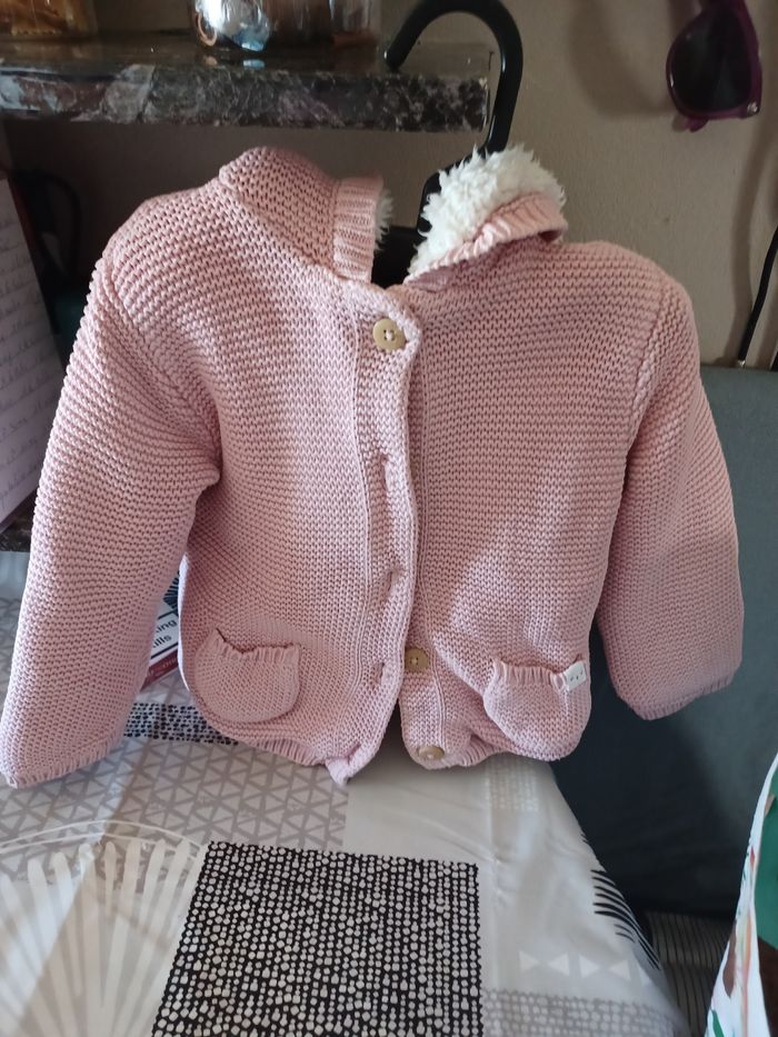 Gilet à capuche bien chaud