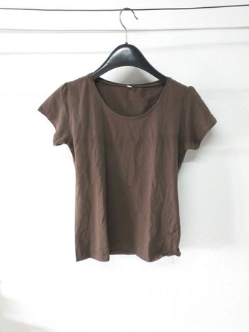 T-shirt marron taille 42 44
