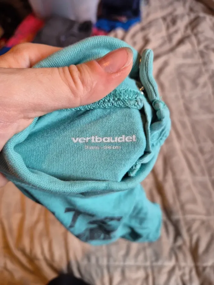Sous pull col roulé vert menthe - photo numéro 3