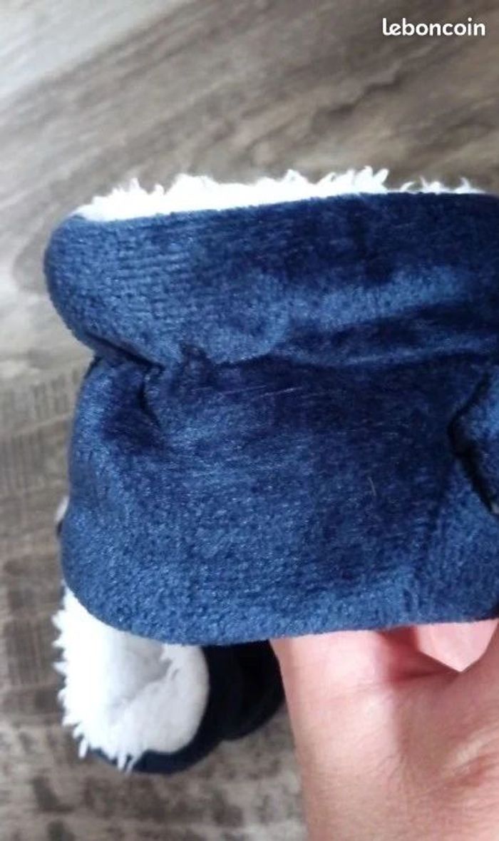 Chausson tête ours intérieur chaud taille 18/19 - photo numéro 4
