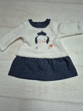 Robe sucre d'orge 3 mois 60 cm