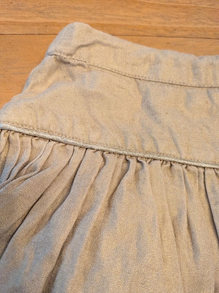 Jupe beige irisée 10 ans - photo numéro 2