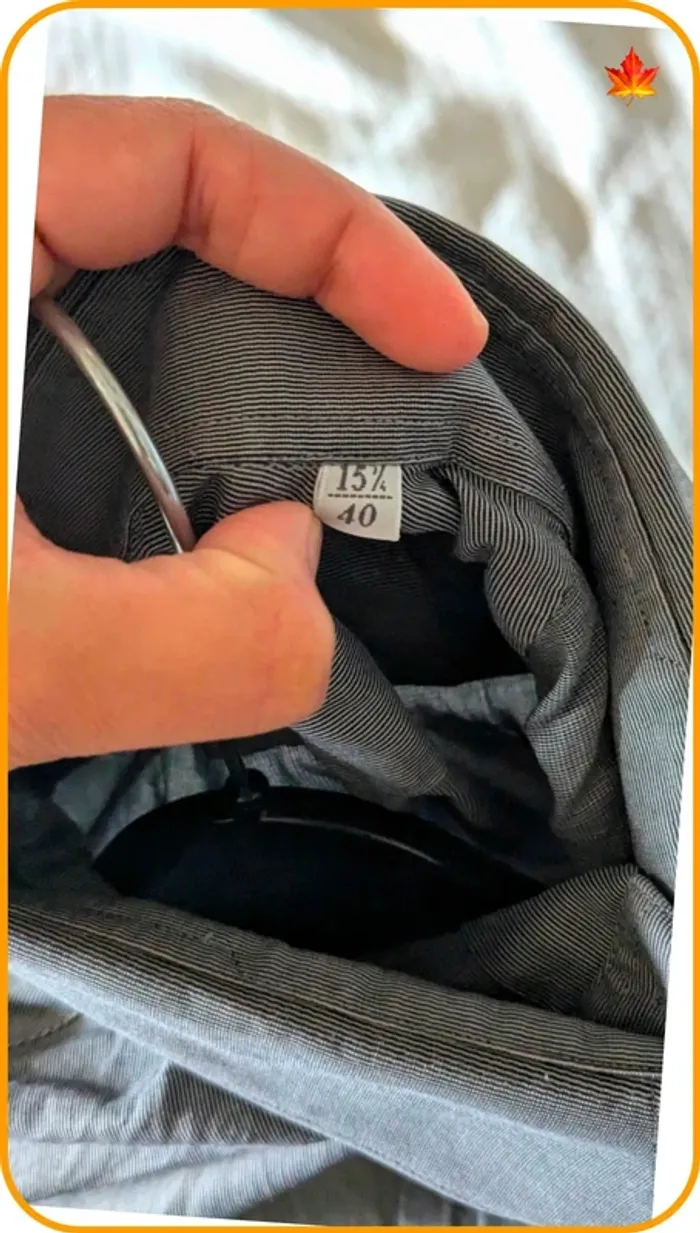 Chemise manches longues Cerruti homme 40 - photo numéro 7