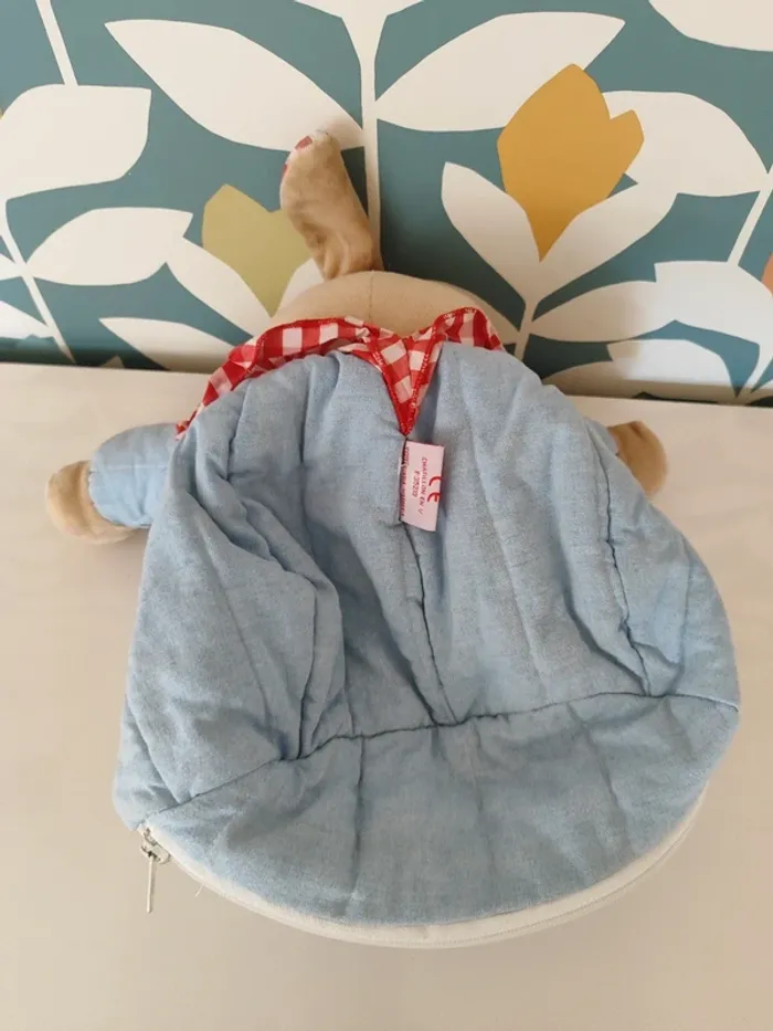 Doudou lapin tartine et chocolat - photo numéro 2