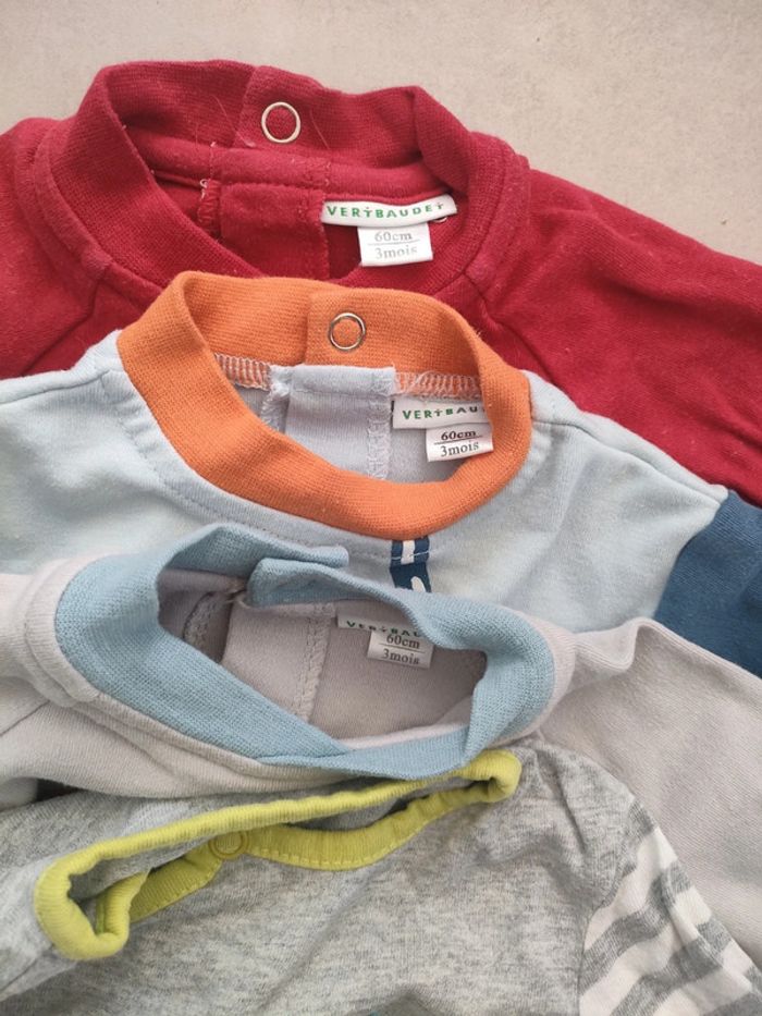 Lot de 4 pyjamas garçon - 3 mois - photo numéro 11