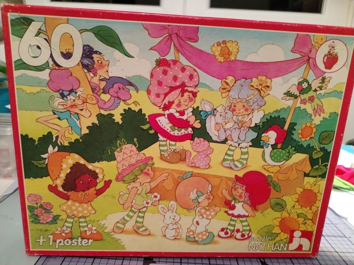 Puzzle vintage Charlotte aux Fraises, le grand concours - photo numéro 1