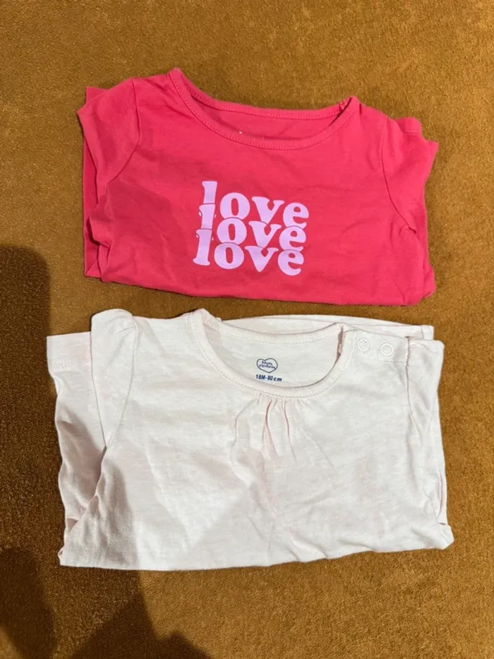Lot de 2 hauts manches longues