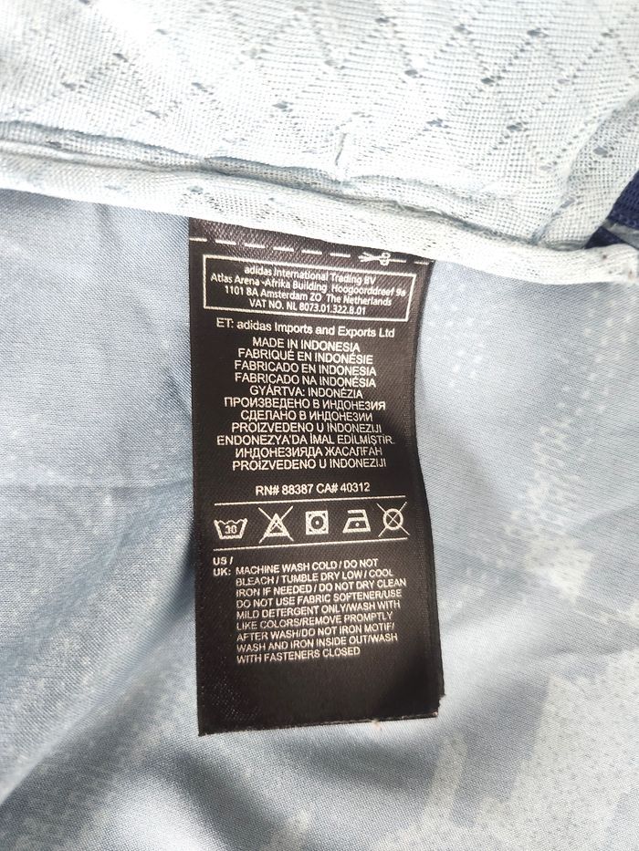Veste légère Adidas, couleur bleu, taille M - photo numéro 9