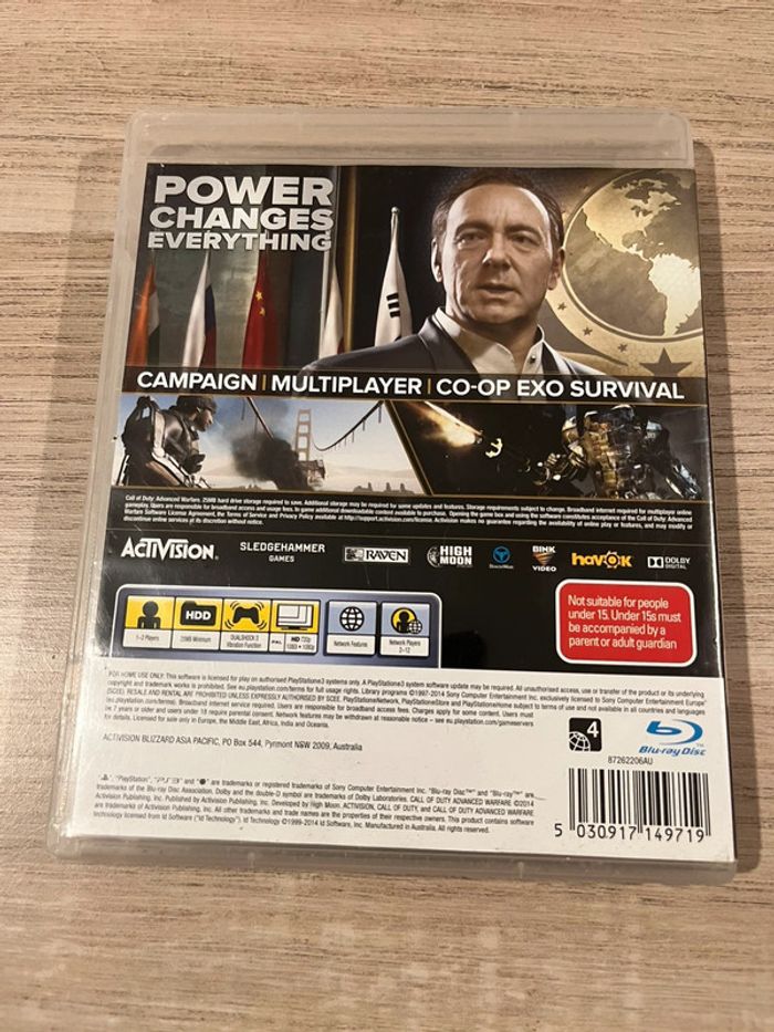 Call of duty advanced warfare PS3 - photo numéro 2