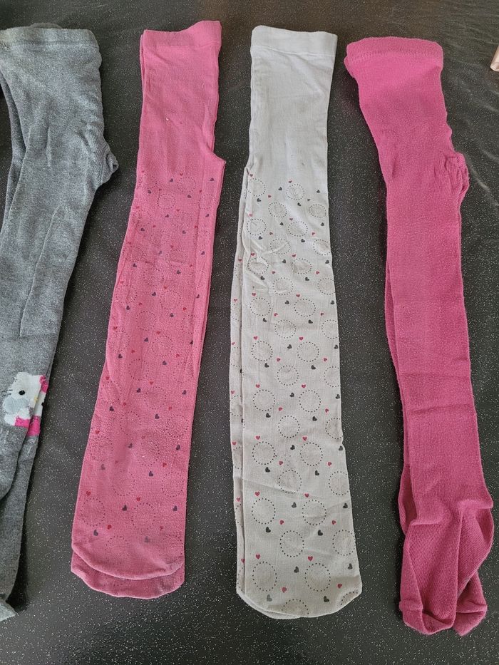 Lot 5 collants t. 27-30 - photo numéro 3