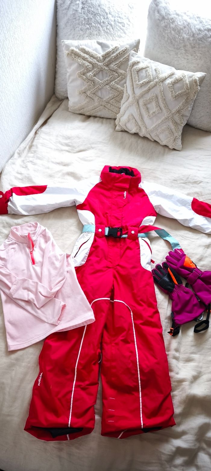 Combinaison ski rouge 6 ans