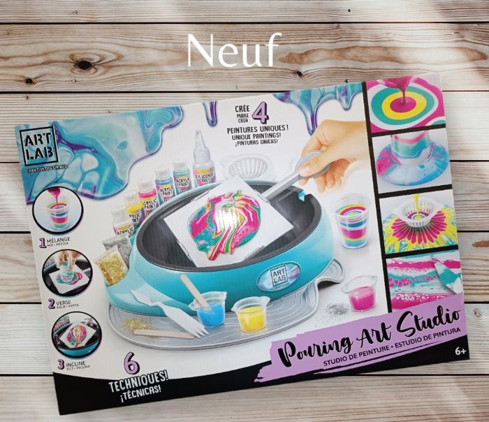 Canal Toys - Art Lab - Studio de Peinture effets pouring