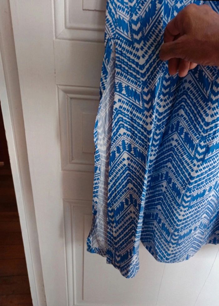 Robe Esmara bleue t.44/46, 100% coton - photo numéro 4