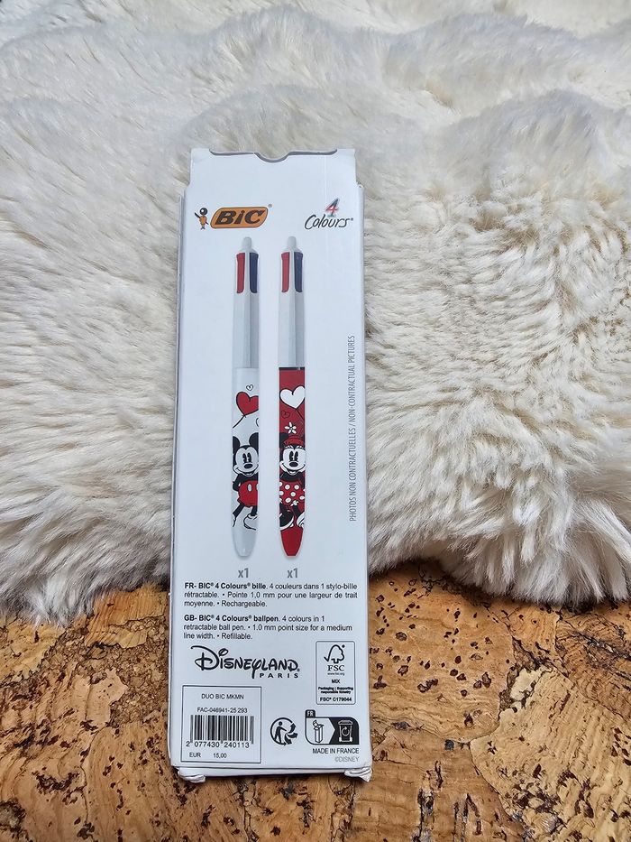 Bic 4 couleurs Mickey et Minnie Disneyland Paris - photo numéro 2