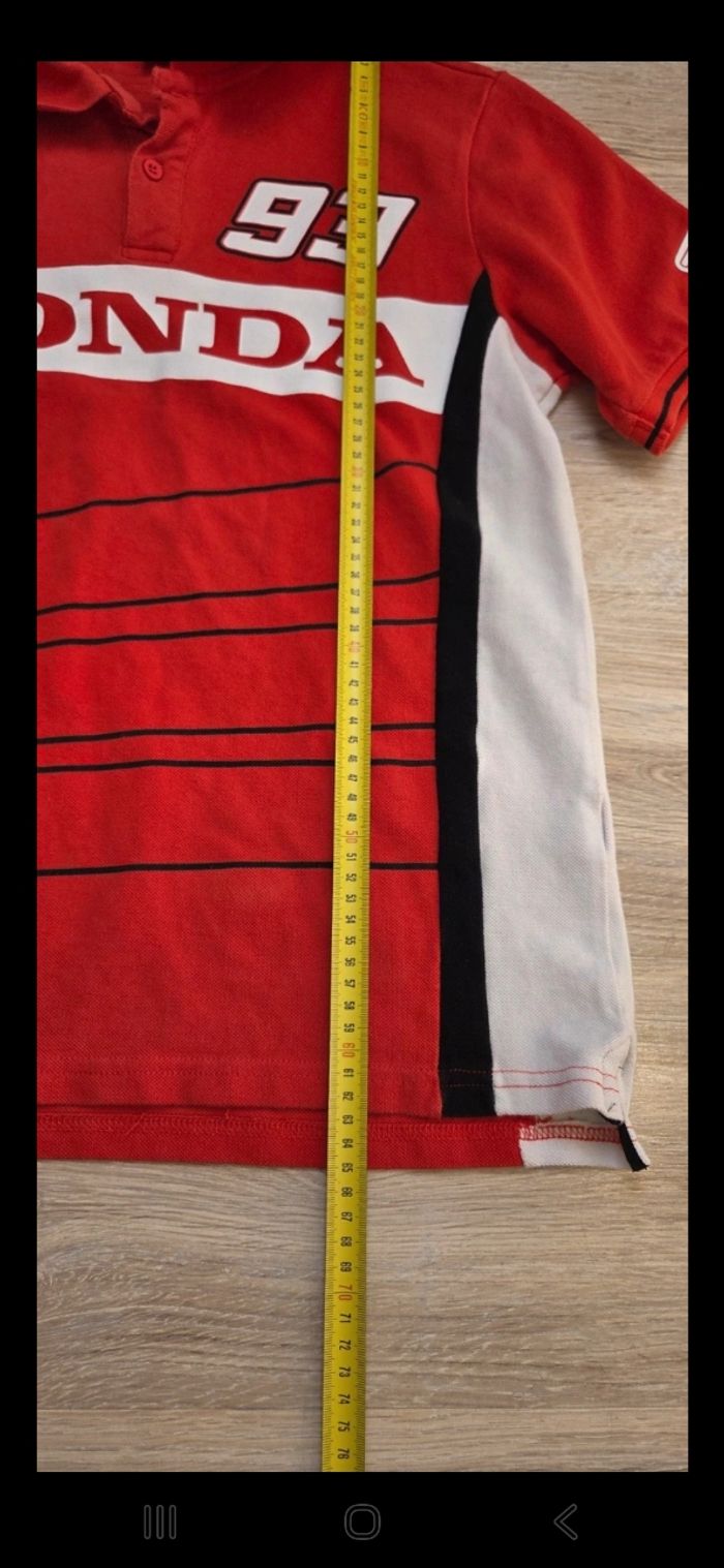 Polo Honda taille M rouge en très bon état - photo numéro 7