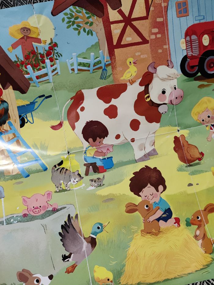 Puzzle dans valisette A La Ferme 24 Pièces - Janod - photo numéro 6