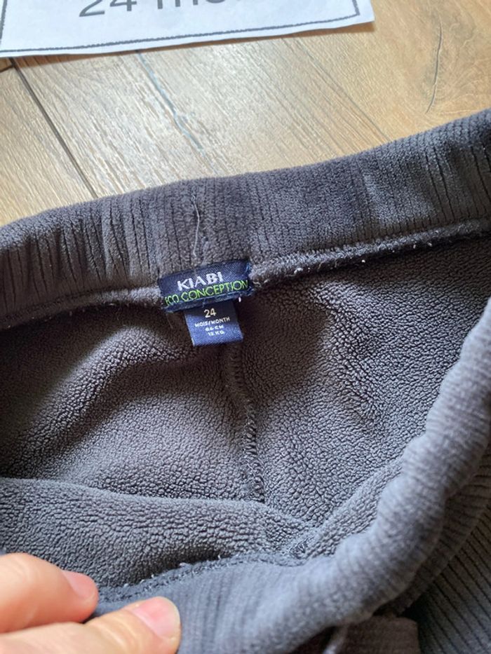 Jogging, velours, pantalon chaud, doublé hiver - photo numéro 2