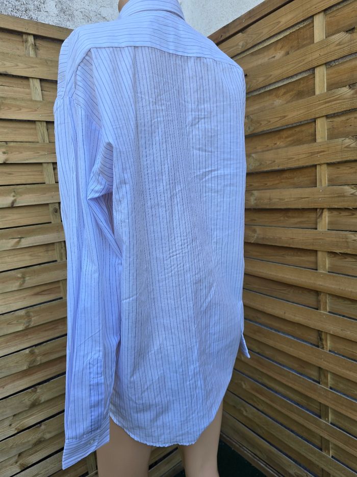 Chemise à rayures mixte 🍒vintage 90🍒taille L/XL - photo numéro 5