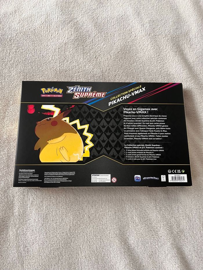 Pokemon coffret Zenith Supreme pikachu vmax eb12,5 - photo numéro 3