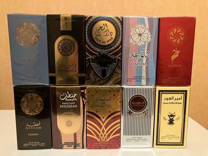 Lot de 10 parfums de poche 50ml